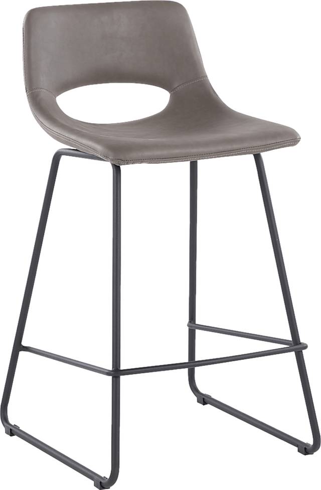 Blakeview Gray Counter Height Stool, Set of 2 - Thumbnail - Image 2