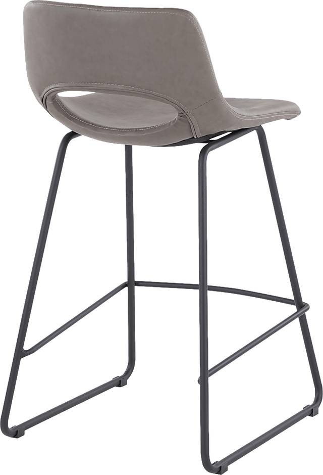 Blakeview Gray Counter Height Stool, Set of 2 - Thumbnail - Image 4
