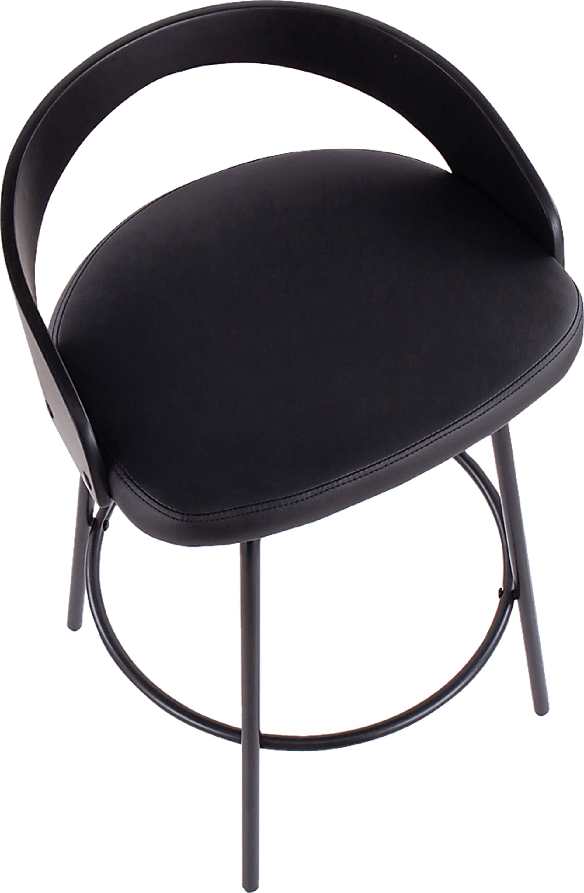 Blakistone Black Counter Height Swivel Stool Set of 2 - Image 7