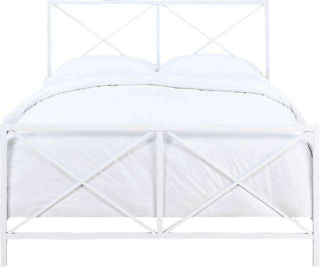 Blanca White Queen Bed - Thumbnail - Image 1