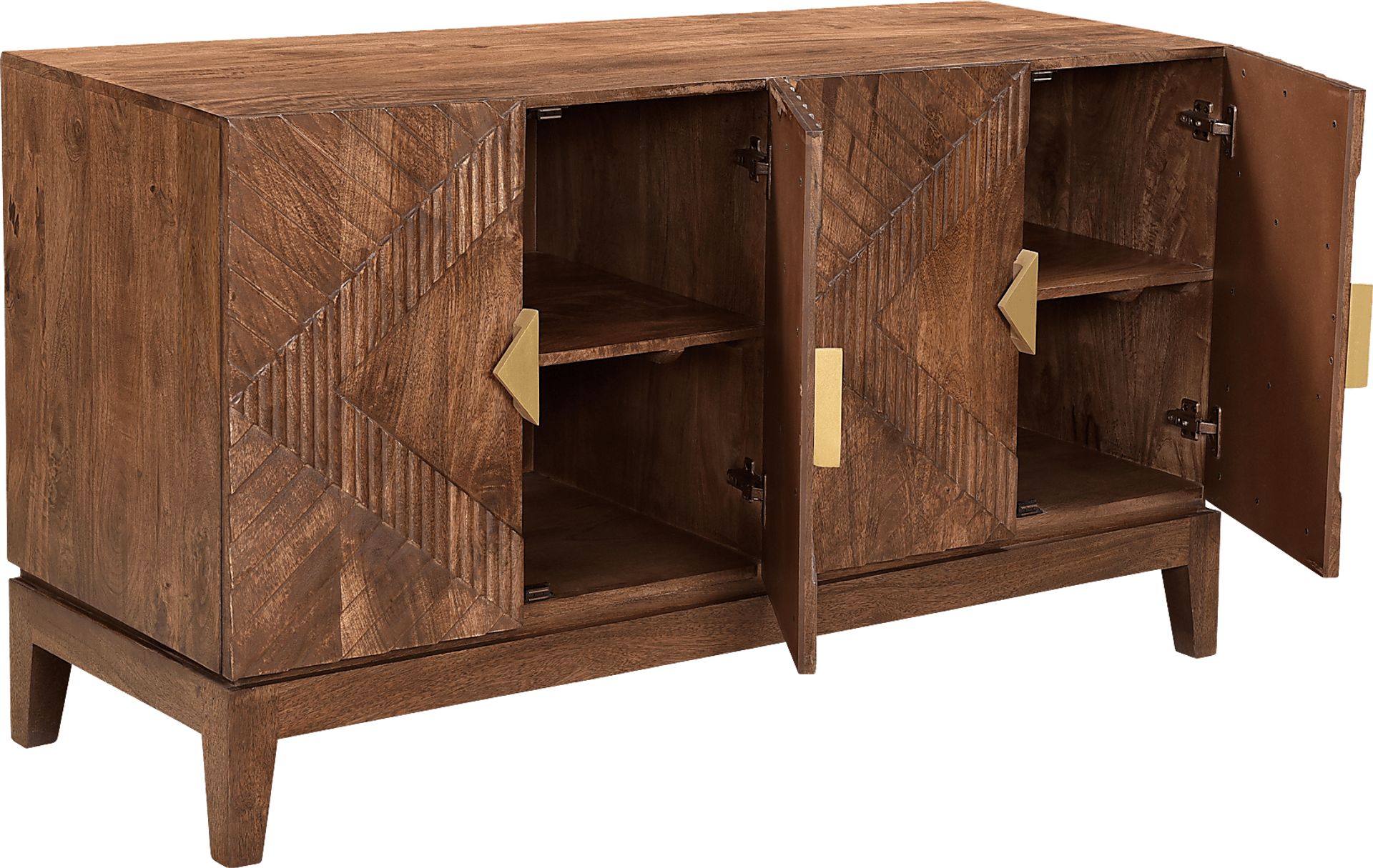 Blandford Brown Credenza - Image 4