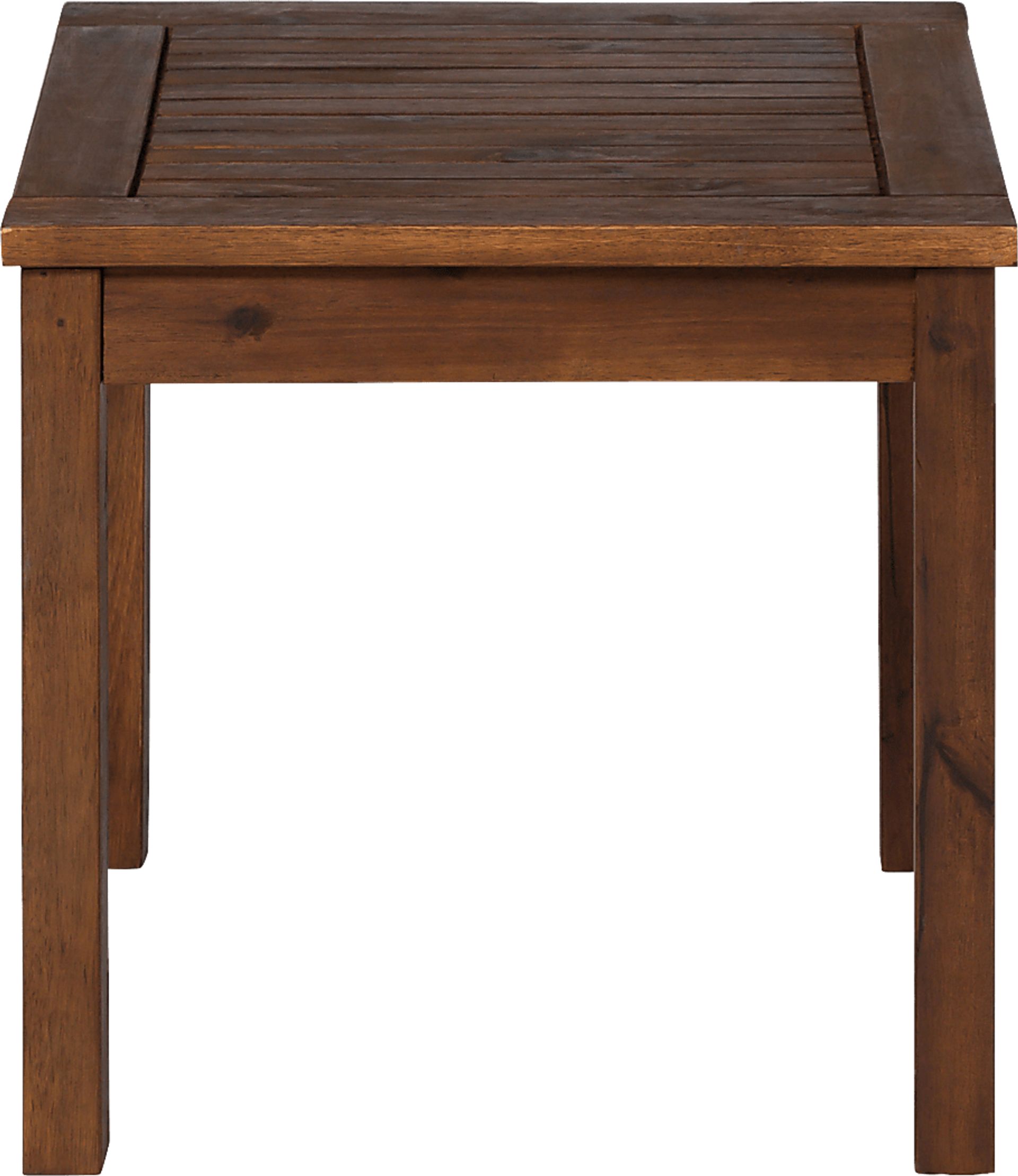 Blandin Dark Brown Outdoor End Table - Image 2