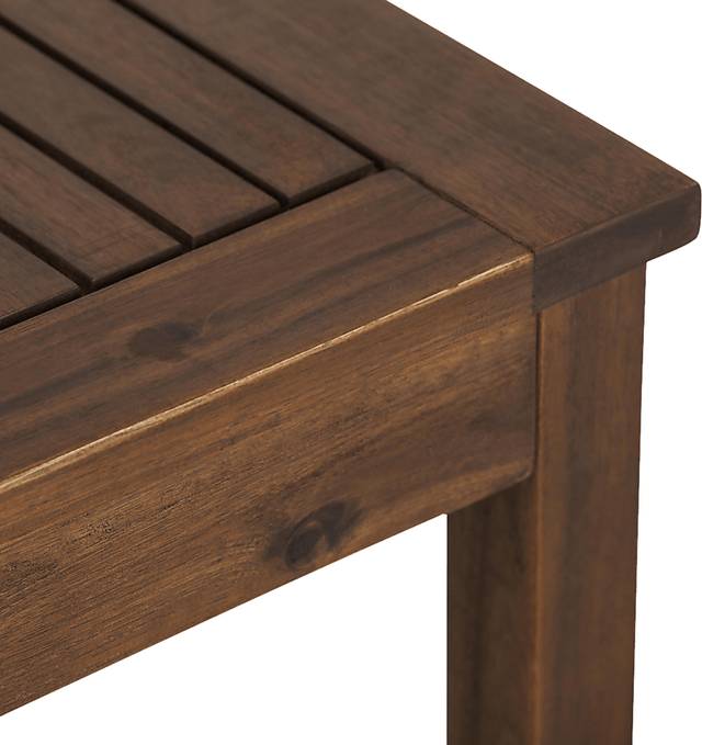Blandin Dark Brown Outdoor End Table - Thumbnail - Image 3