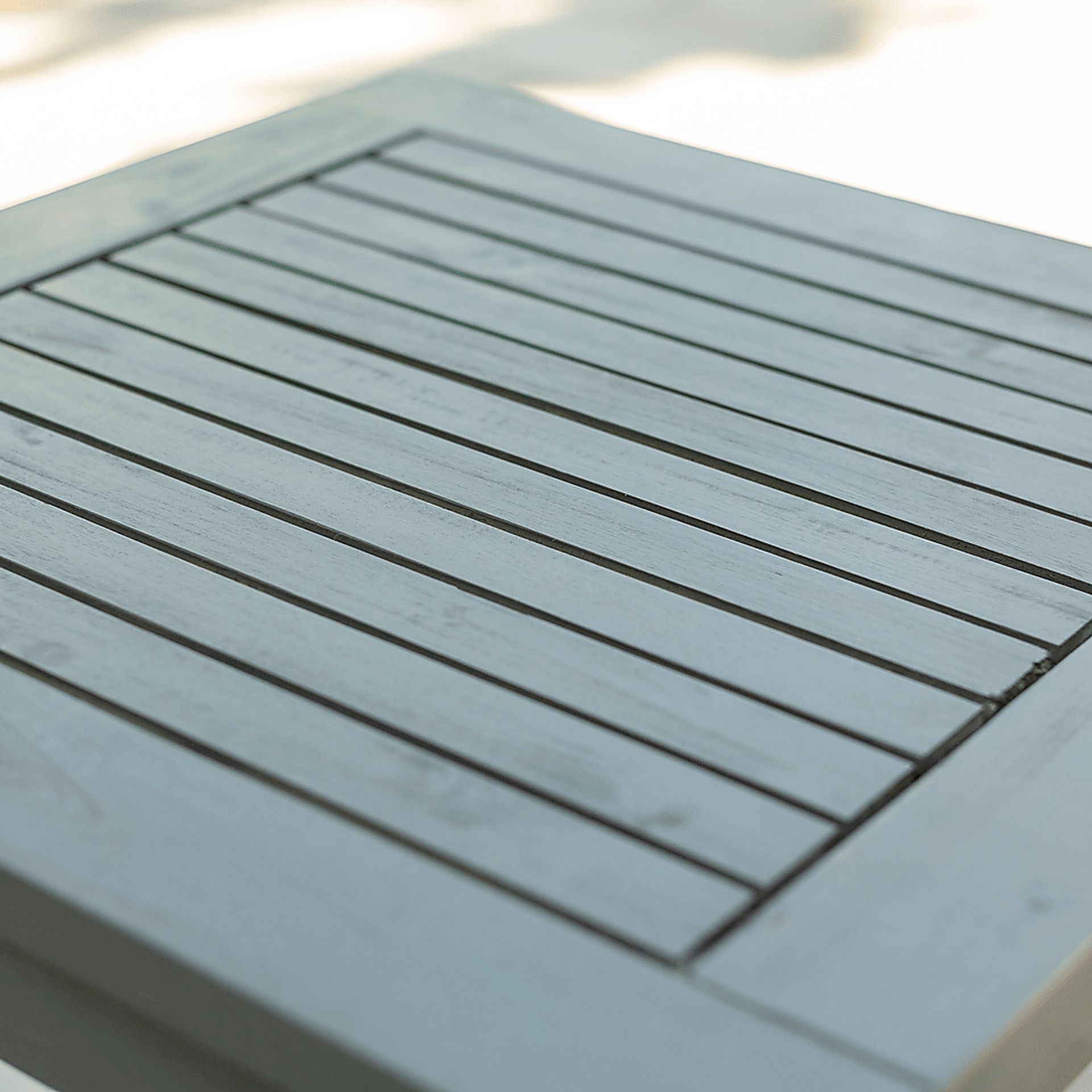 Blandin Gray Outdoor End Table - Image 4