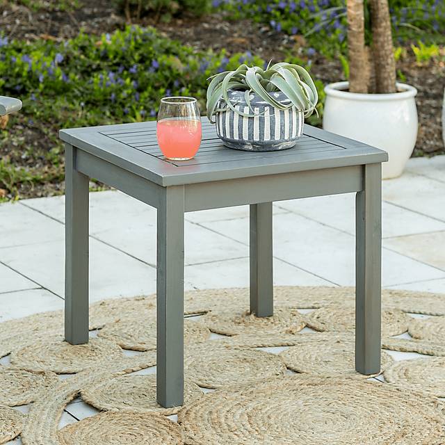 Blandin Gray Outdoor End Table - Thumbnail - Image 5