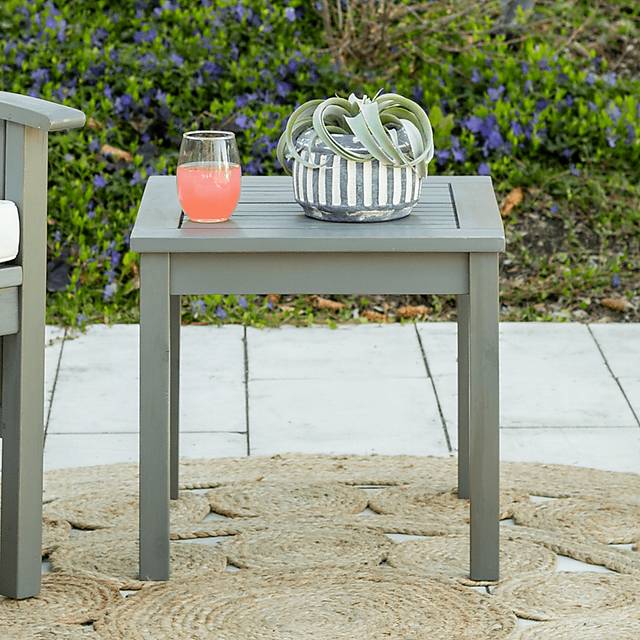 Blandin Gray Outdoor End Table - Thumbnail - Image 6