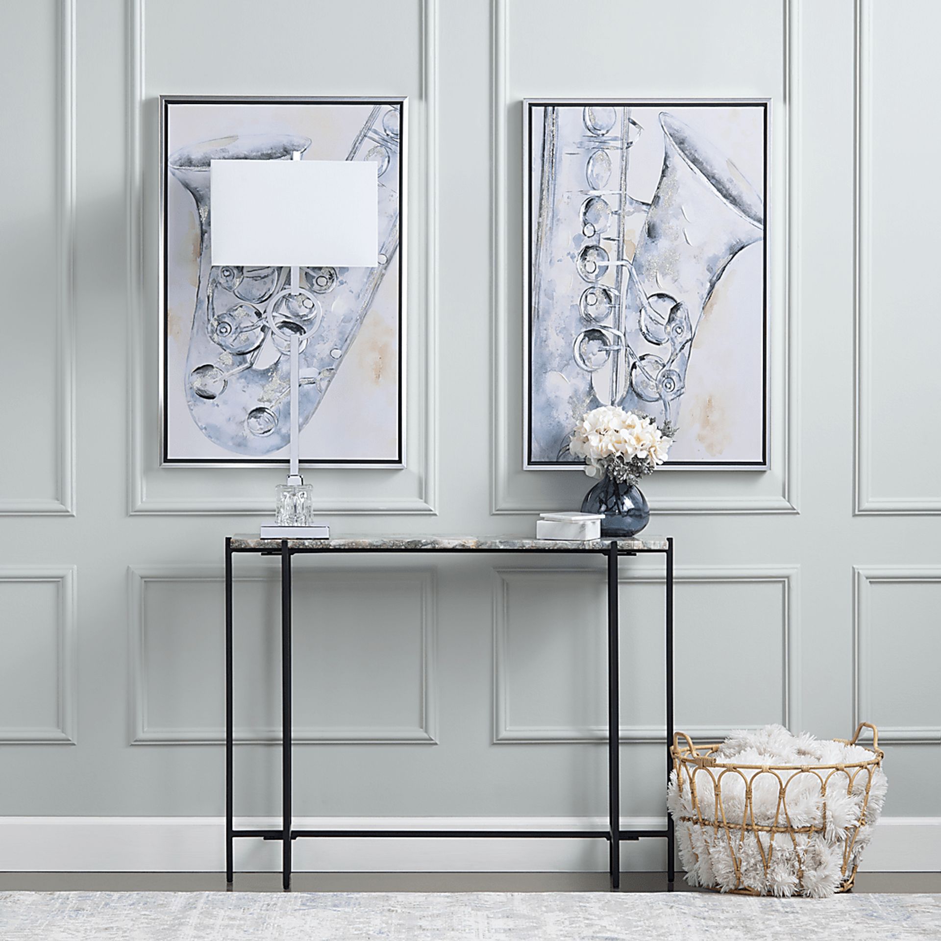 Blandina Green Sofa Table - Image 2