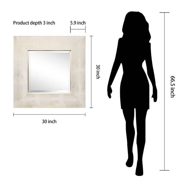 Blandon White Mirror - Thumbnail - Image 8