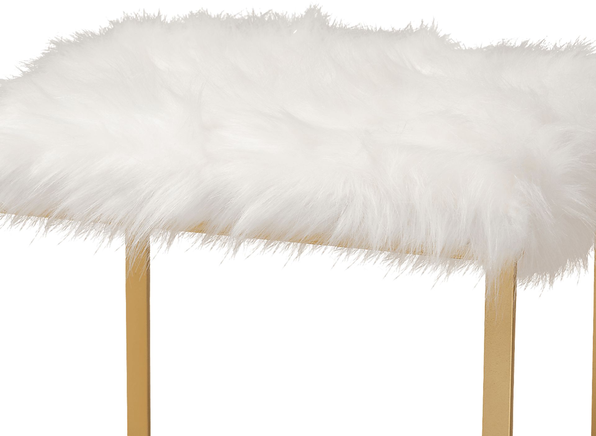 Blandsford White Ottoman - Image 4