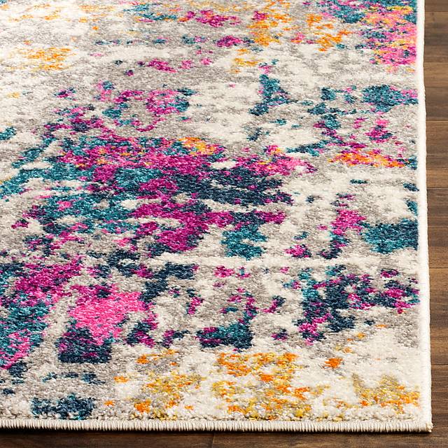 Blanton Rowe Blue 5'1 x 7'6 Rug - Thumbnail - Image 4