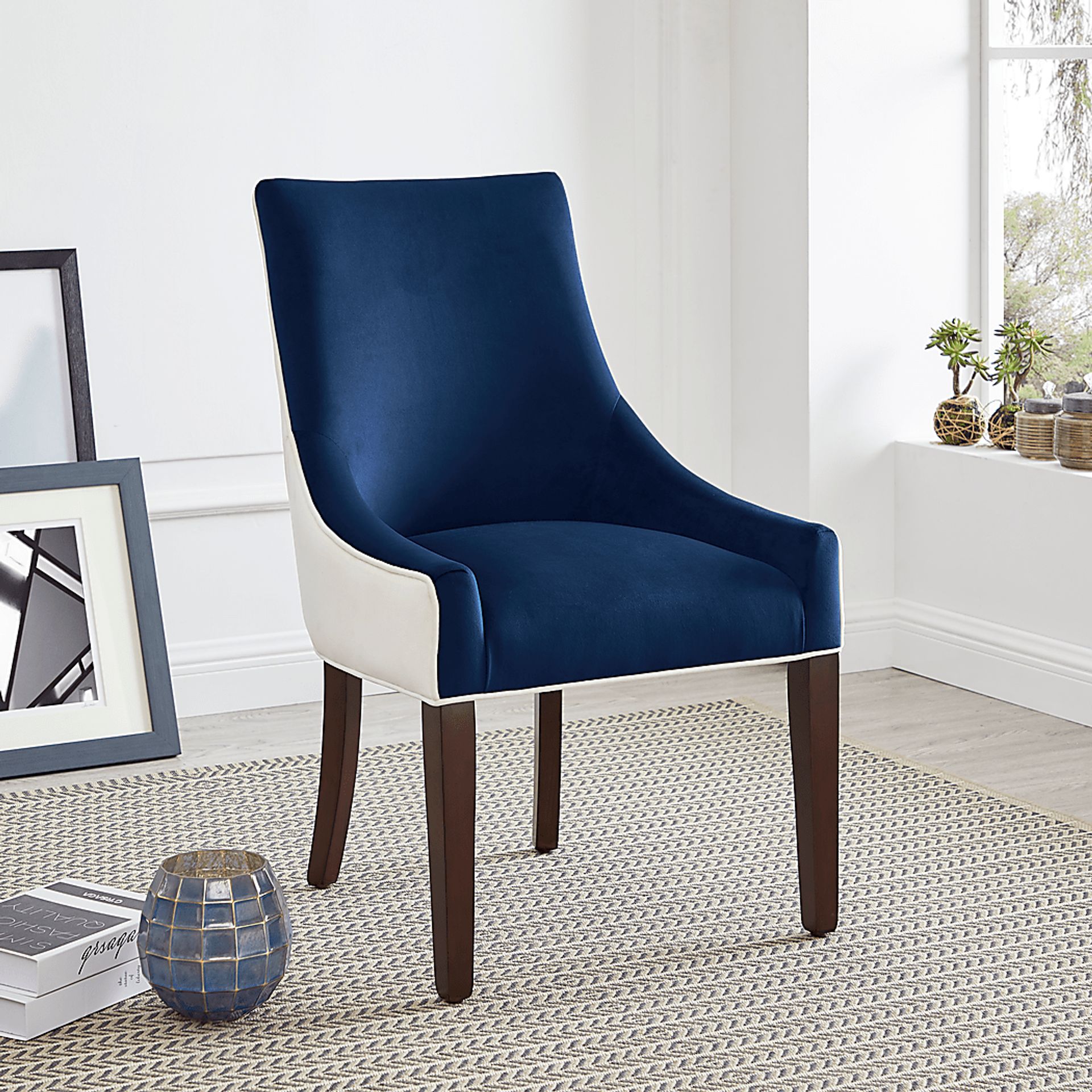 Blantyre Blue Dining Chair - Image 10