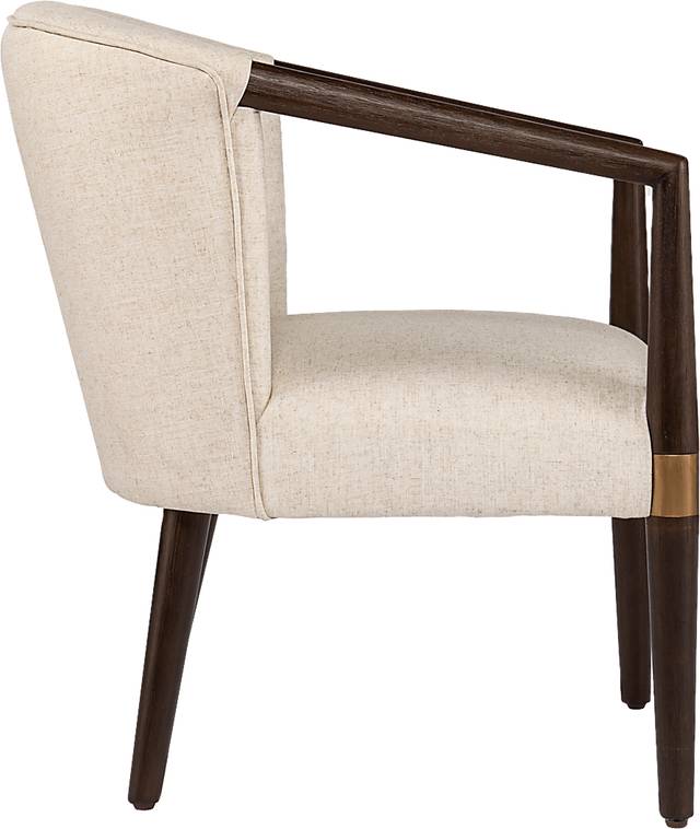 Blantyre White Accent Chair - Thumbnail - Image 3