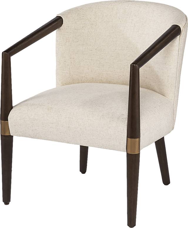 Blantyre White Accent Chair - Thumbnail - Image 1