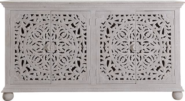 Blasdell White Credenza - Thumbnail - Image 2