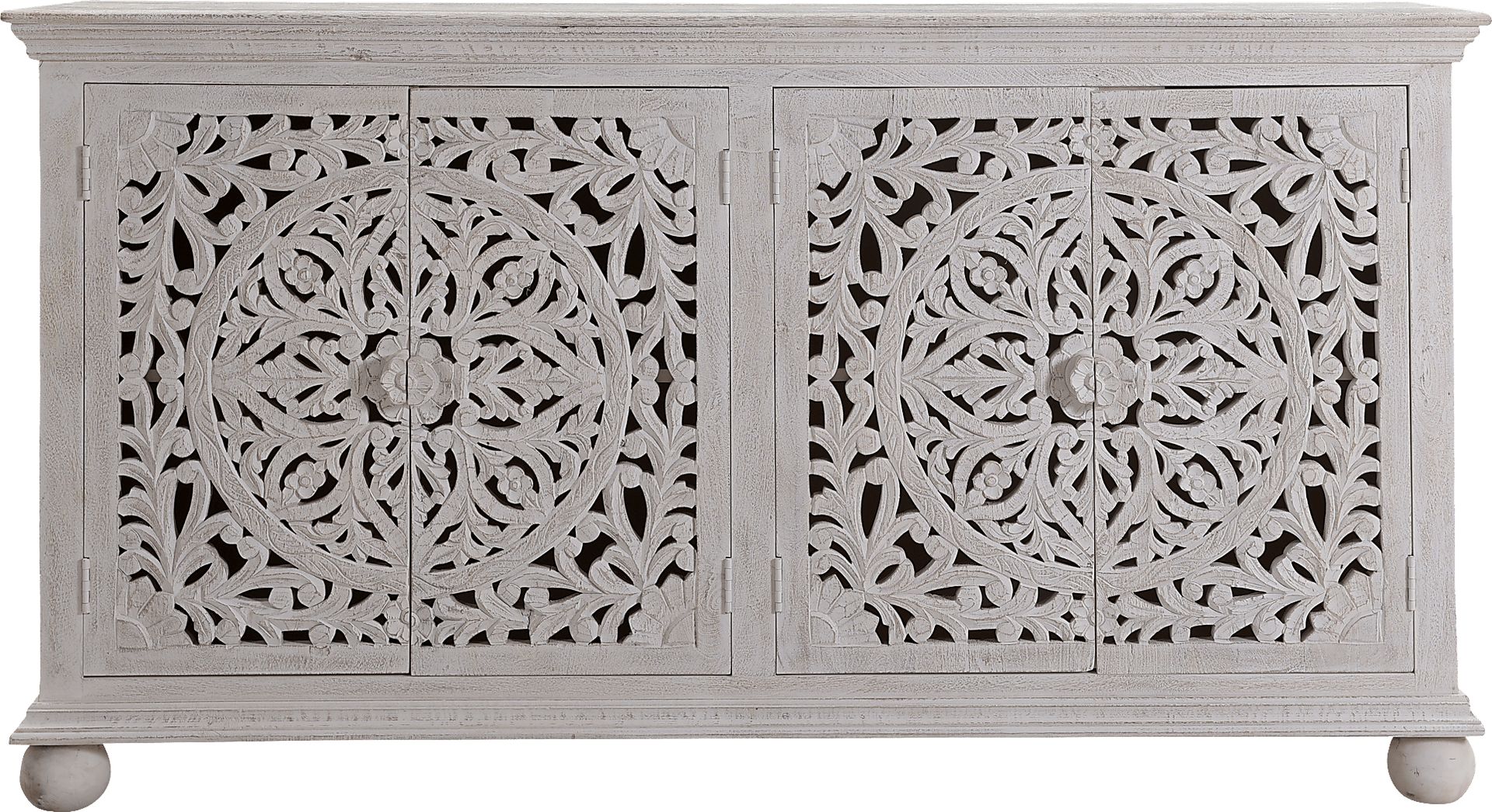 Blasdell White Credenza - Image 2