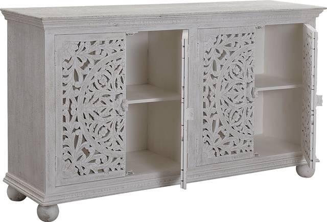 Blasdell White Credenza - Thumbnail - Image 3