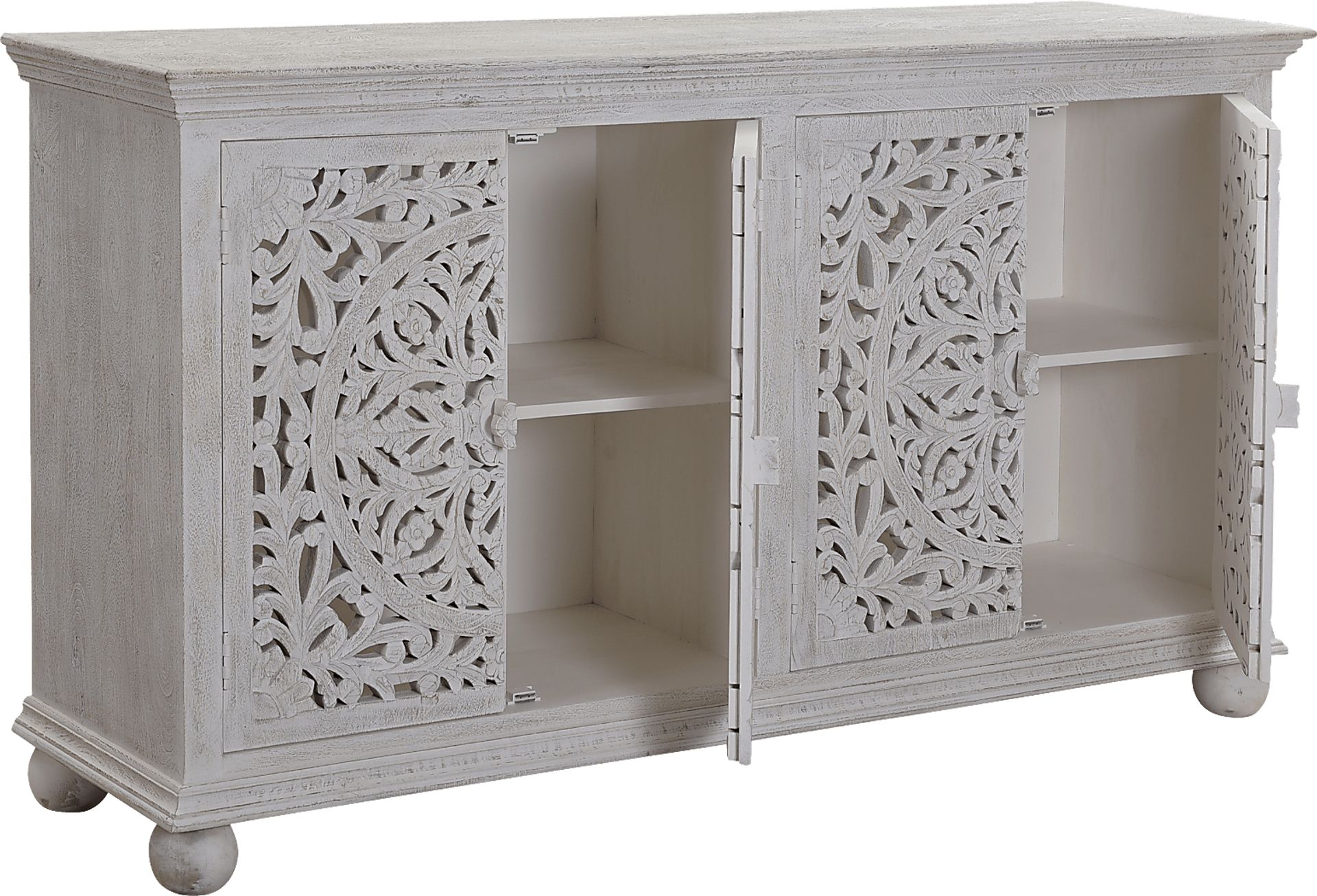 Blasdell White Credenza - Image 3