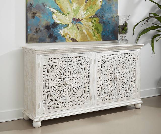 Blasdell White Credenza - Thumbnail - Image 6