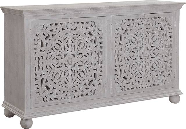 Blasdell White Credenza - Thumbnail - Image 1