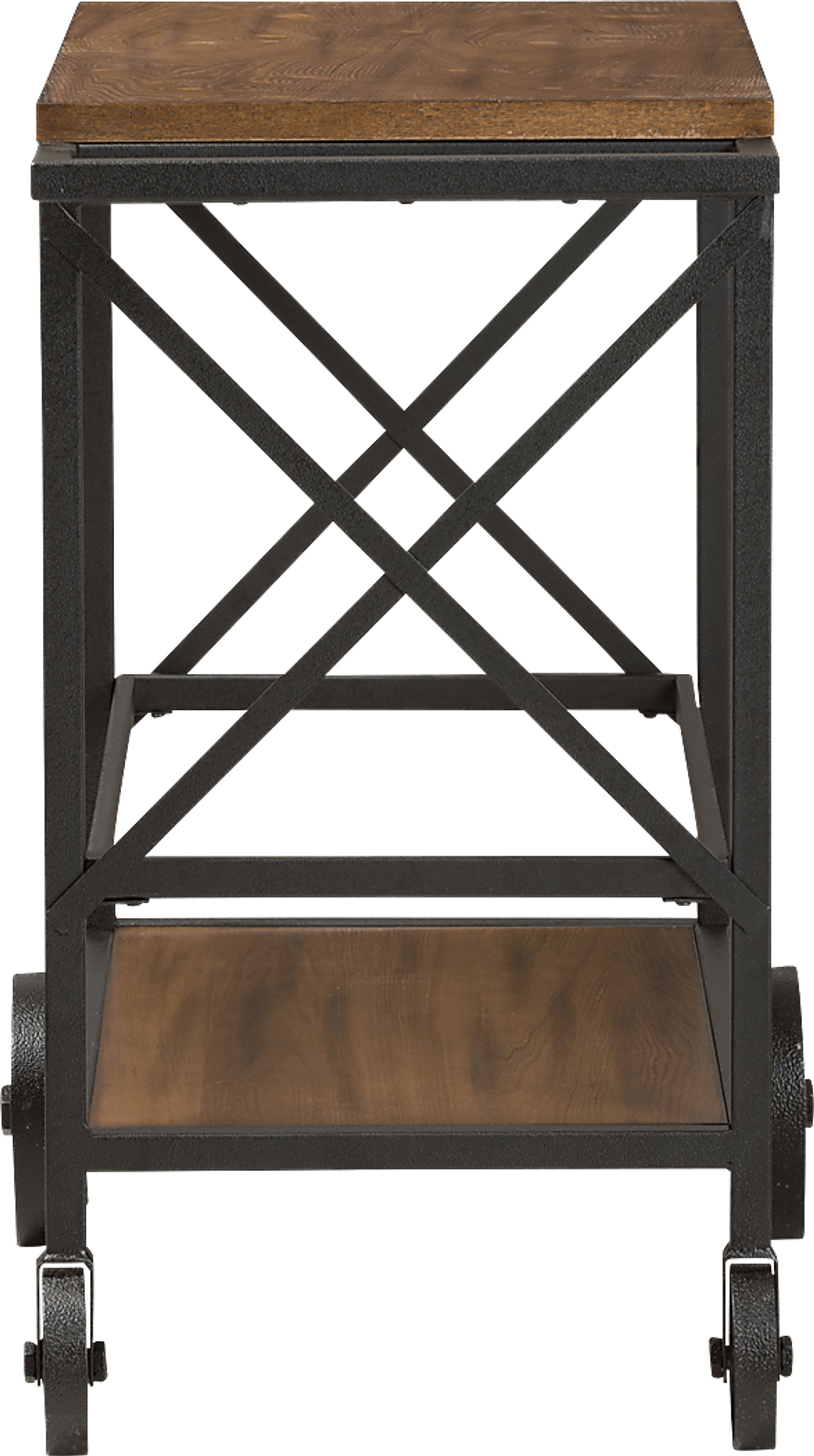 Blaser Oak Bar Cart - Image 4