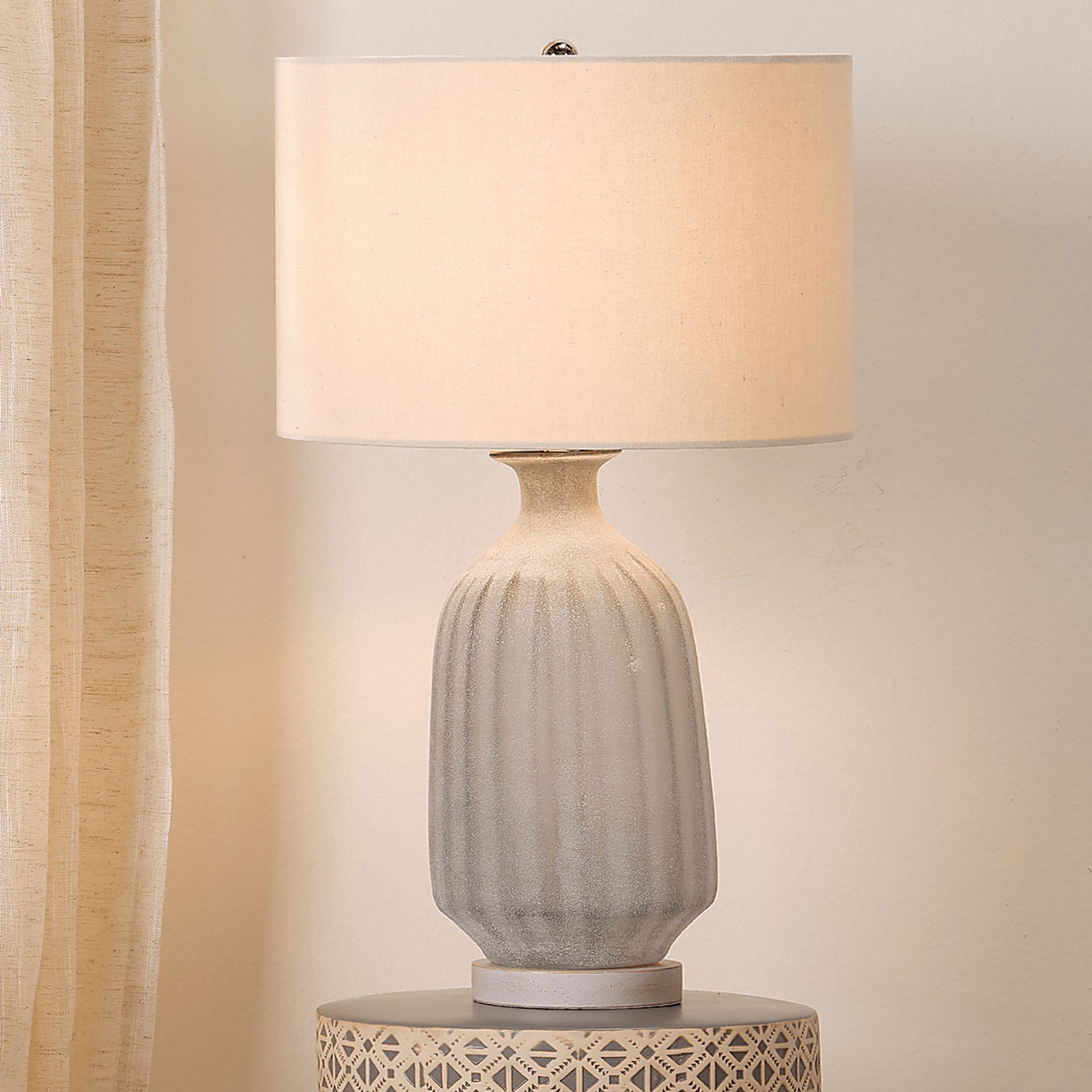 Blasi Gray Lamp - Image 2