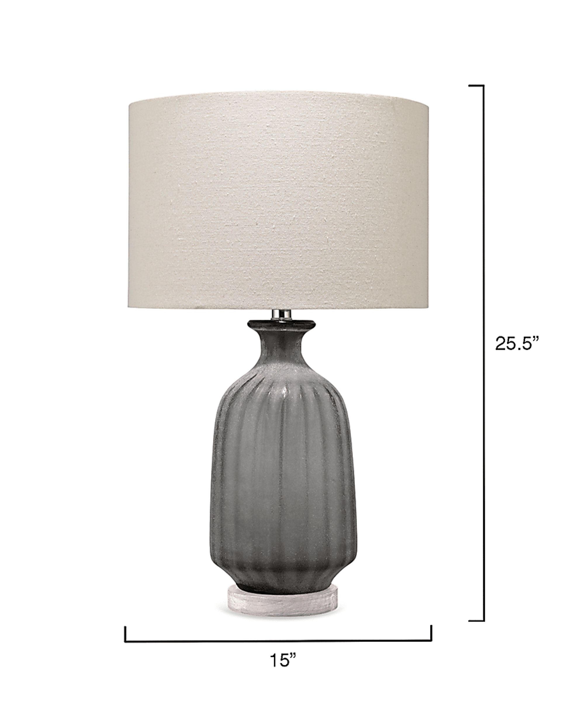 Blasi Gray Lamp - Image 4