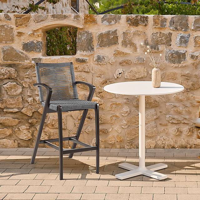 Outdoor Blavis Gray Counter Stool - Thumbnail - Image 2