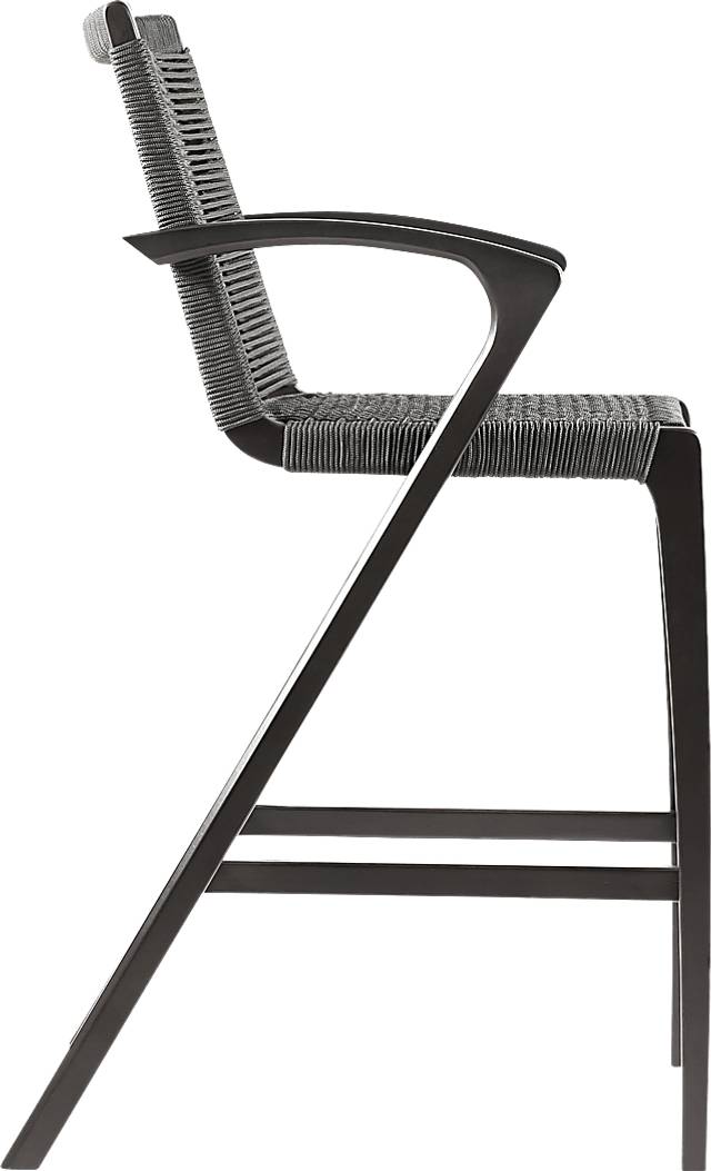 Outdoor Blavis Gray Counter Stool - Thumbnail - Image 4