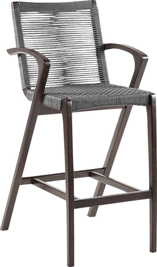 Outdoor Blavis Gray Counter Stool - Thumbnail - Image 1