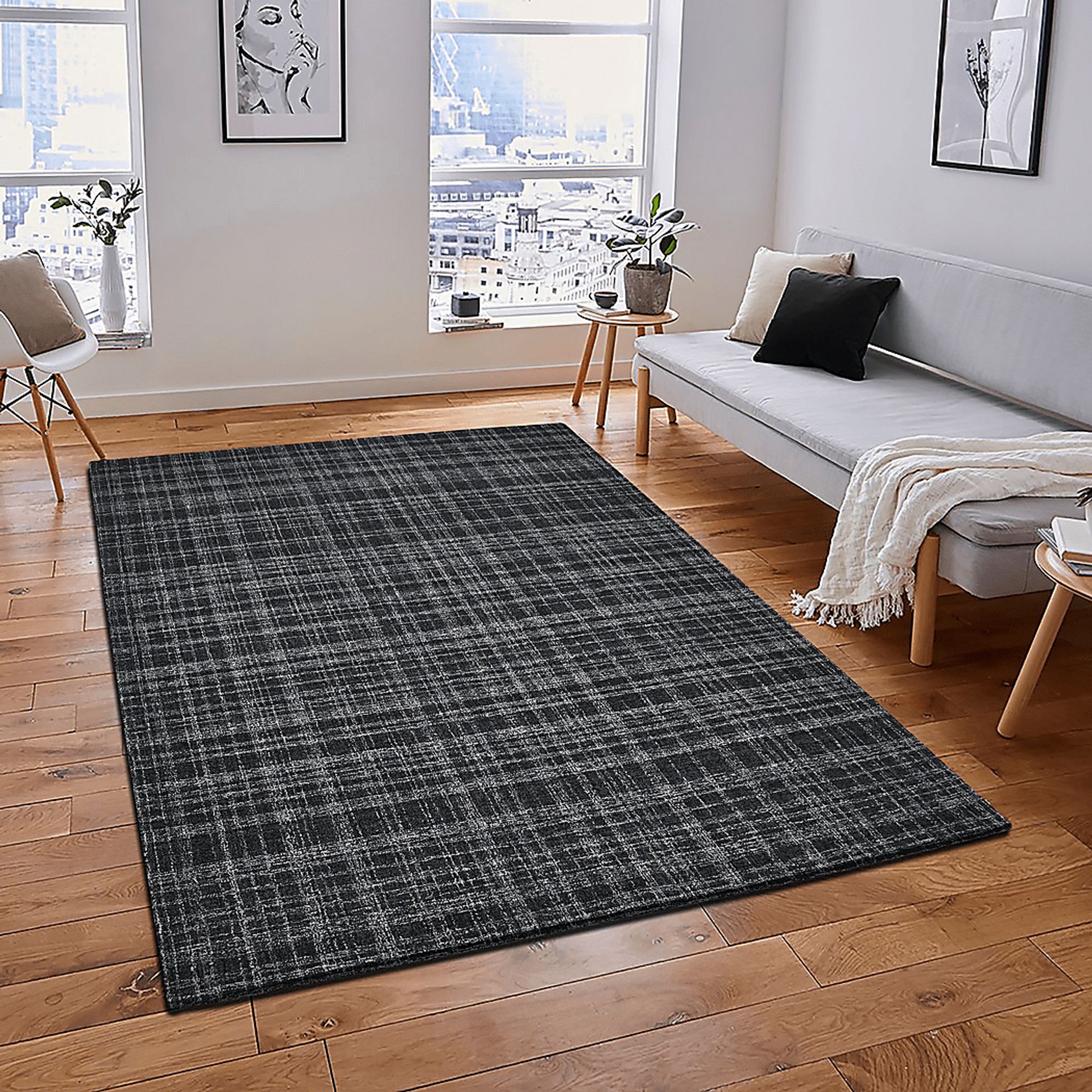 Blaxland Charcoal 7'6 x 9'6 Rug - Image 2