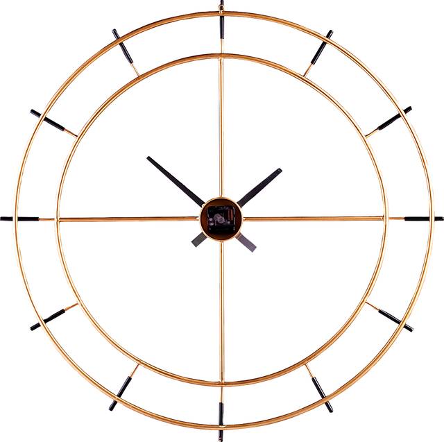 Blaydock Gold Wall Clock - Thumbnail - Image 3