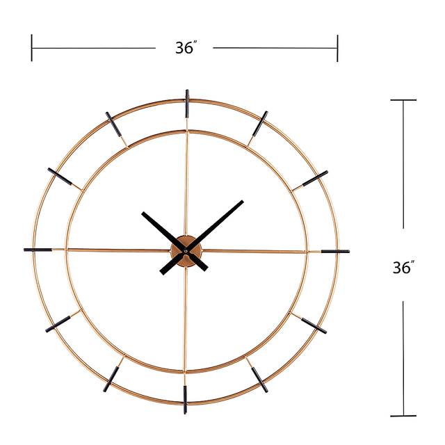 Blaydock Gold Wall Clock - Thumbnail - Image 5