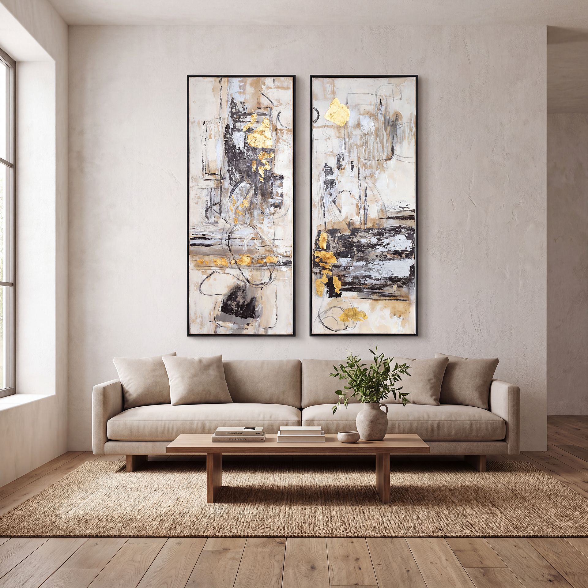 Blazing Zone Gold Artwork, Set of 2 - Image 3