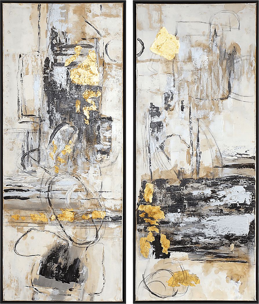 Blazing Zone Gold Artwork, Set of 2