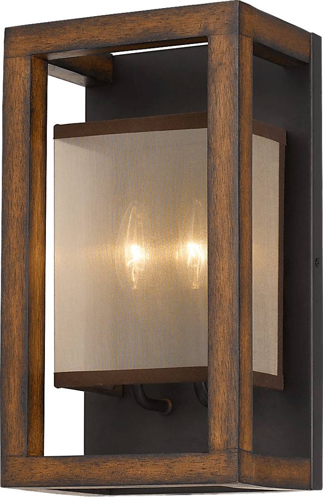 Bleker Brown Wall Sconce - Thumbnail - Image 1