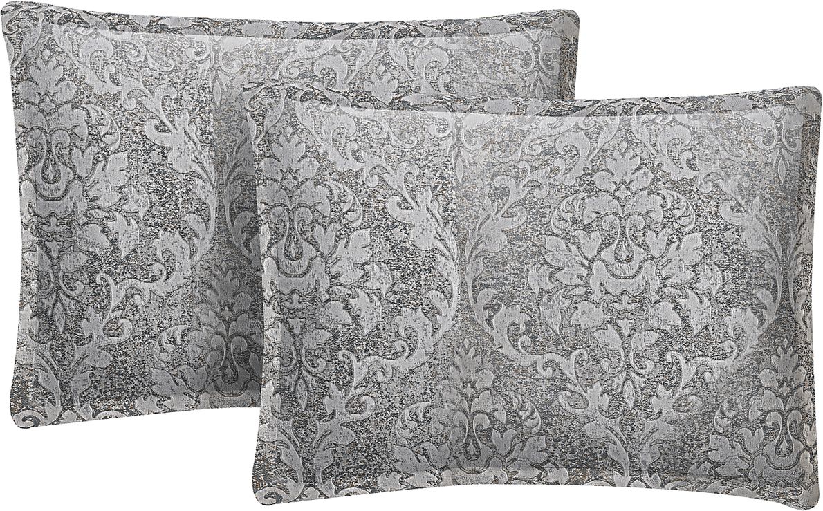Blenheim Gray 9 Pc Queen Comforter Set