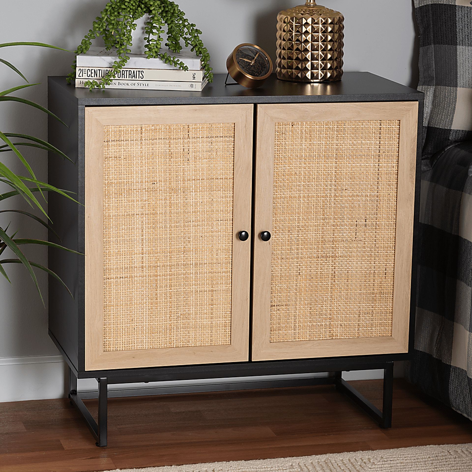 Blesch Black Accent Cabinet - Image 3
