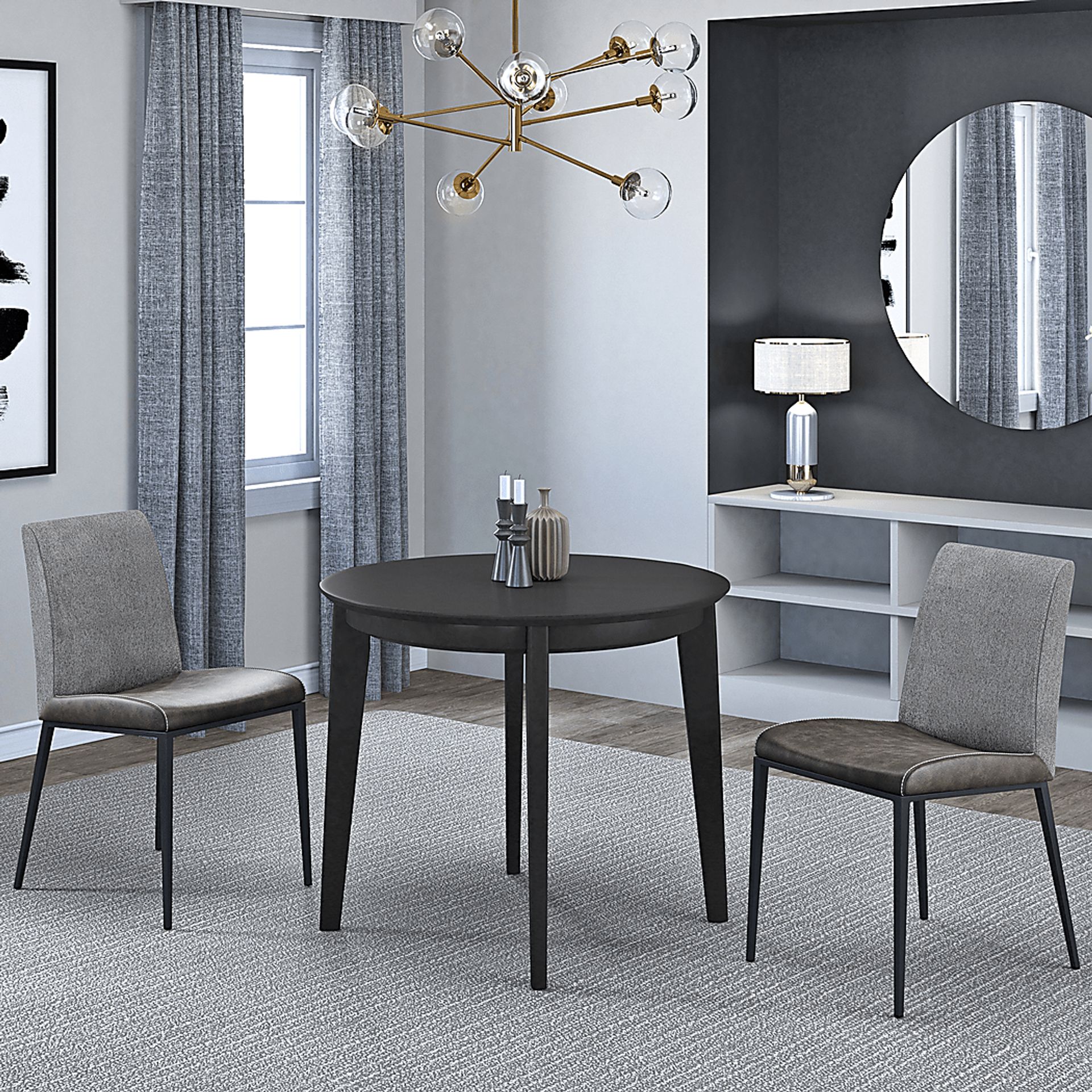 Blettner Black Dining Table - Image 2