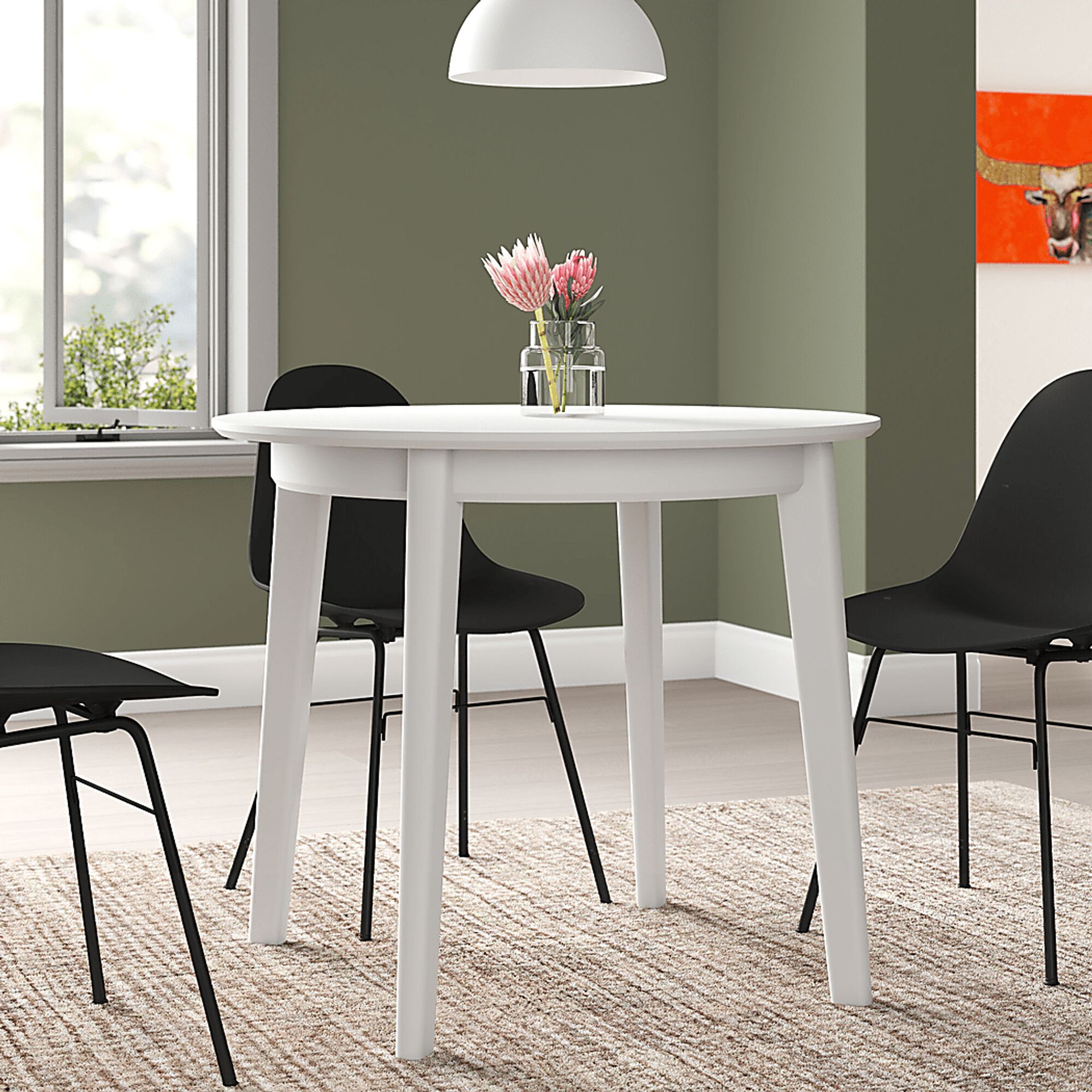 Blettner White Dining Table - Image 2