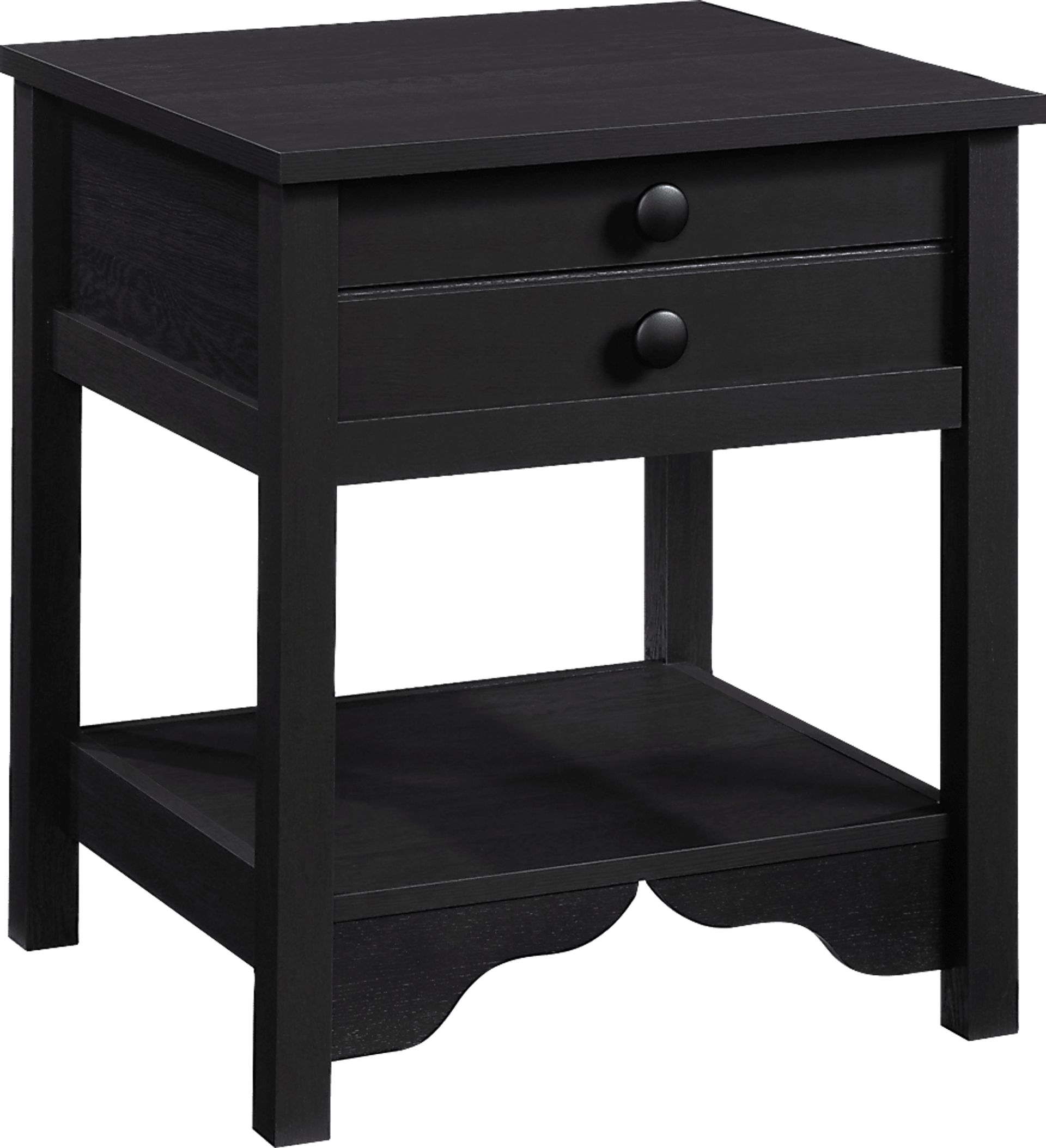 Blighton Black Nightstand - Image 1