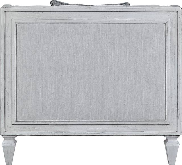 Blinn Light Gray Accent Chair with Pillow - Thumbnail - Image 5