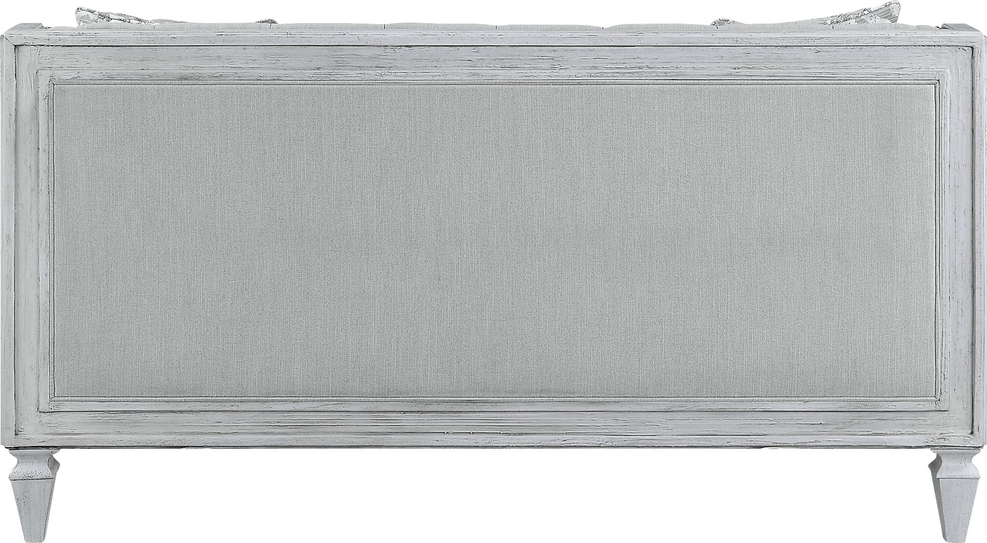 Blinn Light Gray Loveseat with Two Pillows - Image 5