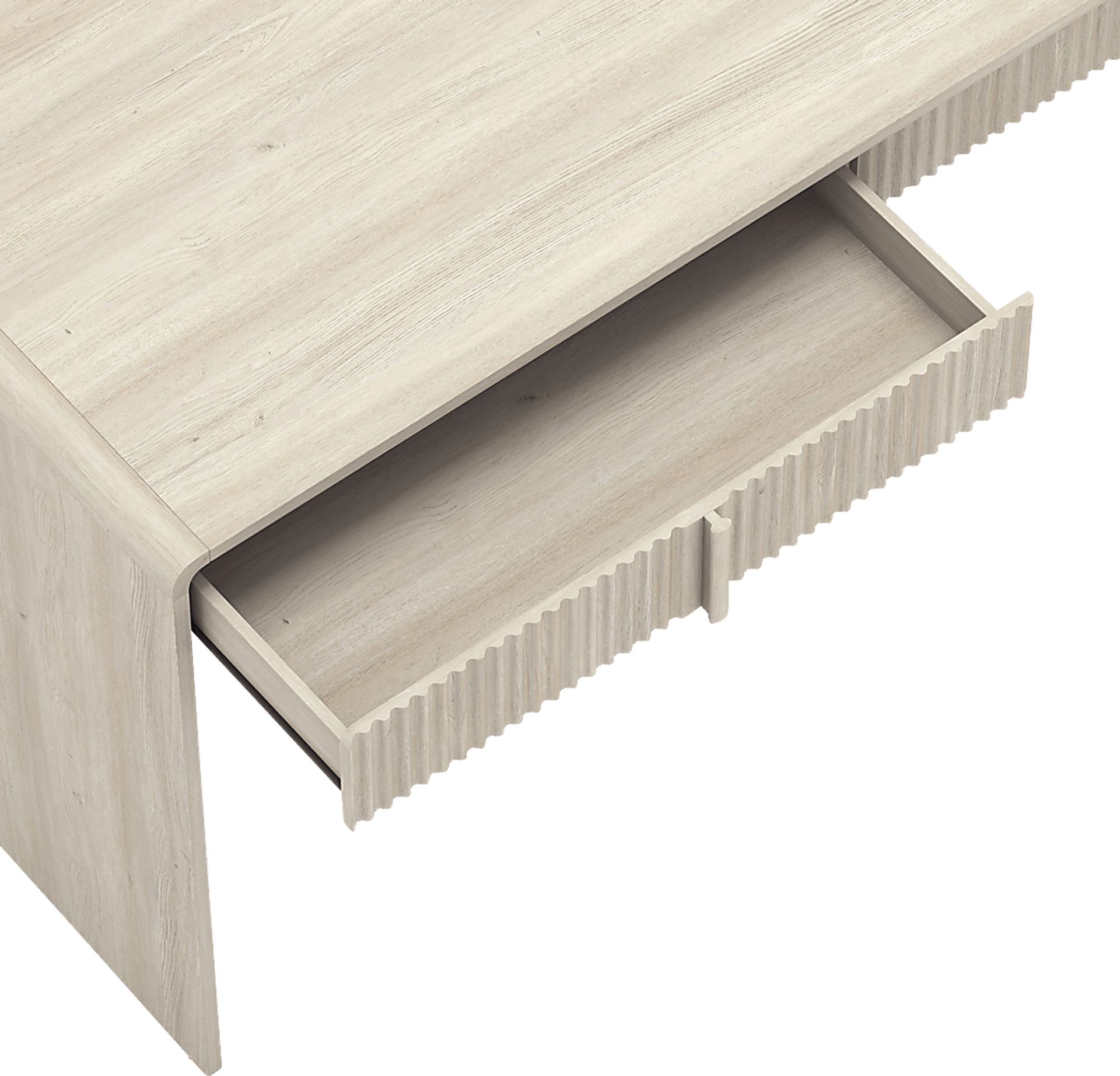 Bliwu Washed White Writing Desk - Image 5