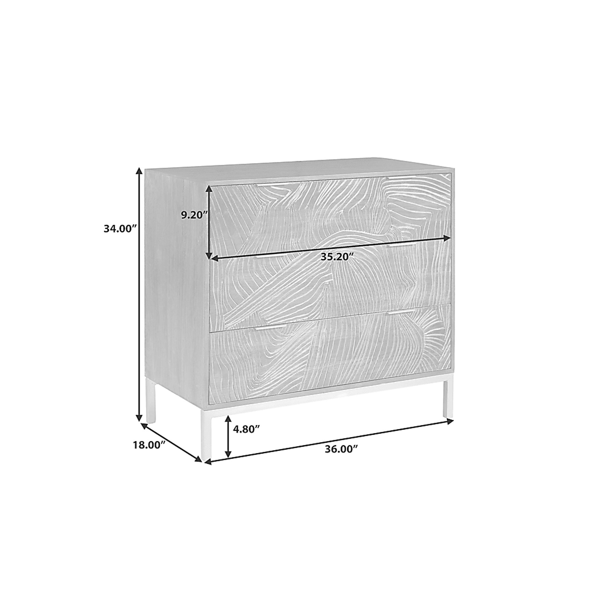 Blizzart Brown Accent Cabinet - Image 3