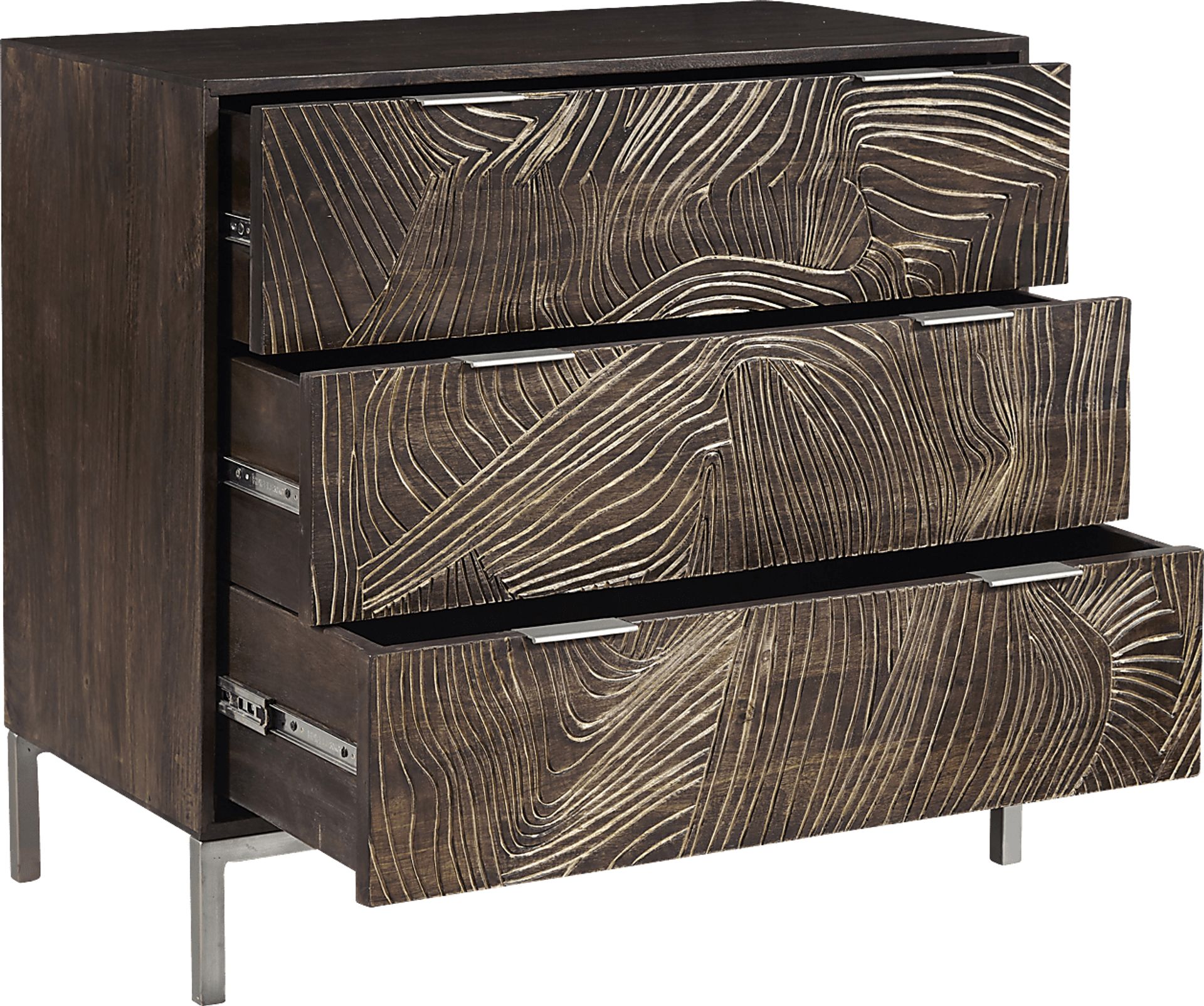 Blizzart Brown Accent Cabinet - Image 4