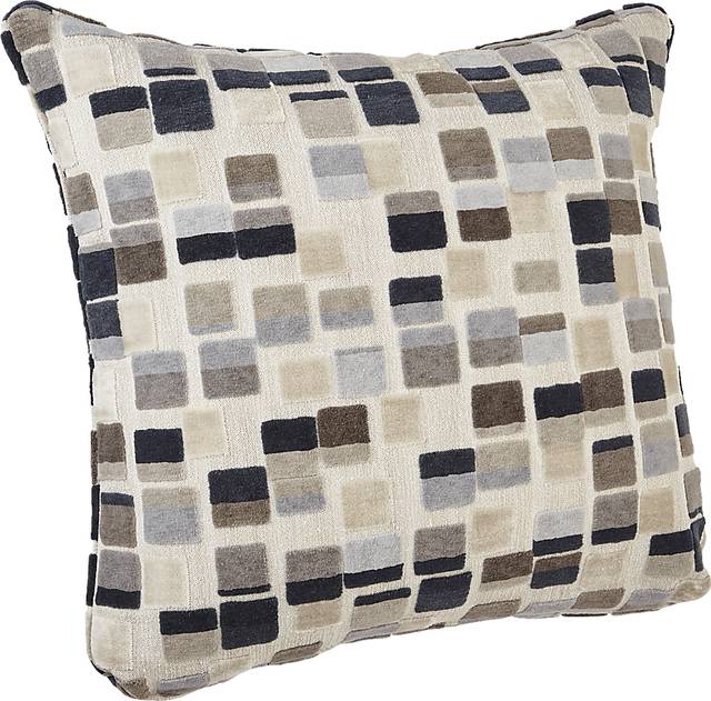Blocks Indigo Pillow, Set of Two - Thumbnail - Image 3