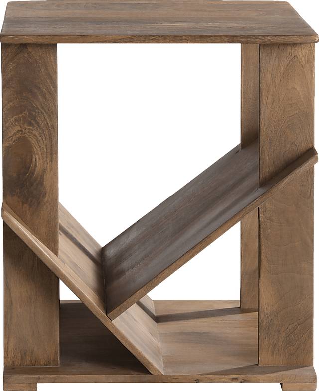 Blocksom Brown Accent Table - Thumbnail - Image 1