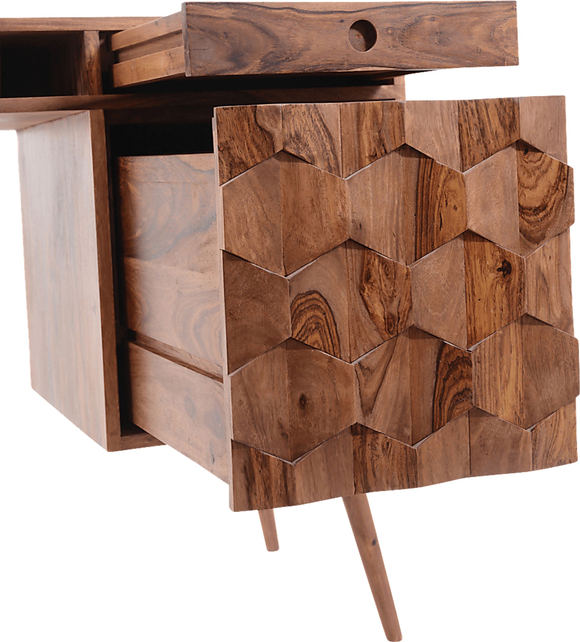 Bloomberry Brown Desk - Image 5