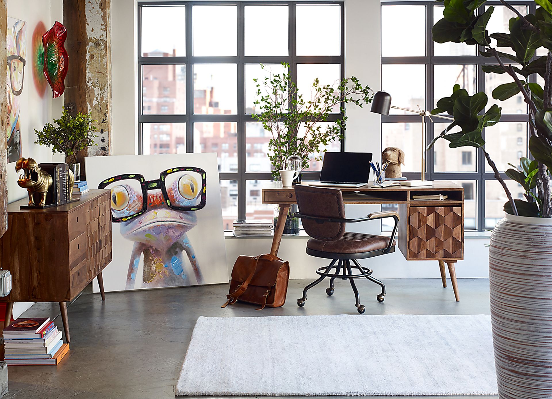 Bloomberry Brown Desk - Image 10