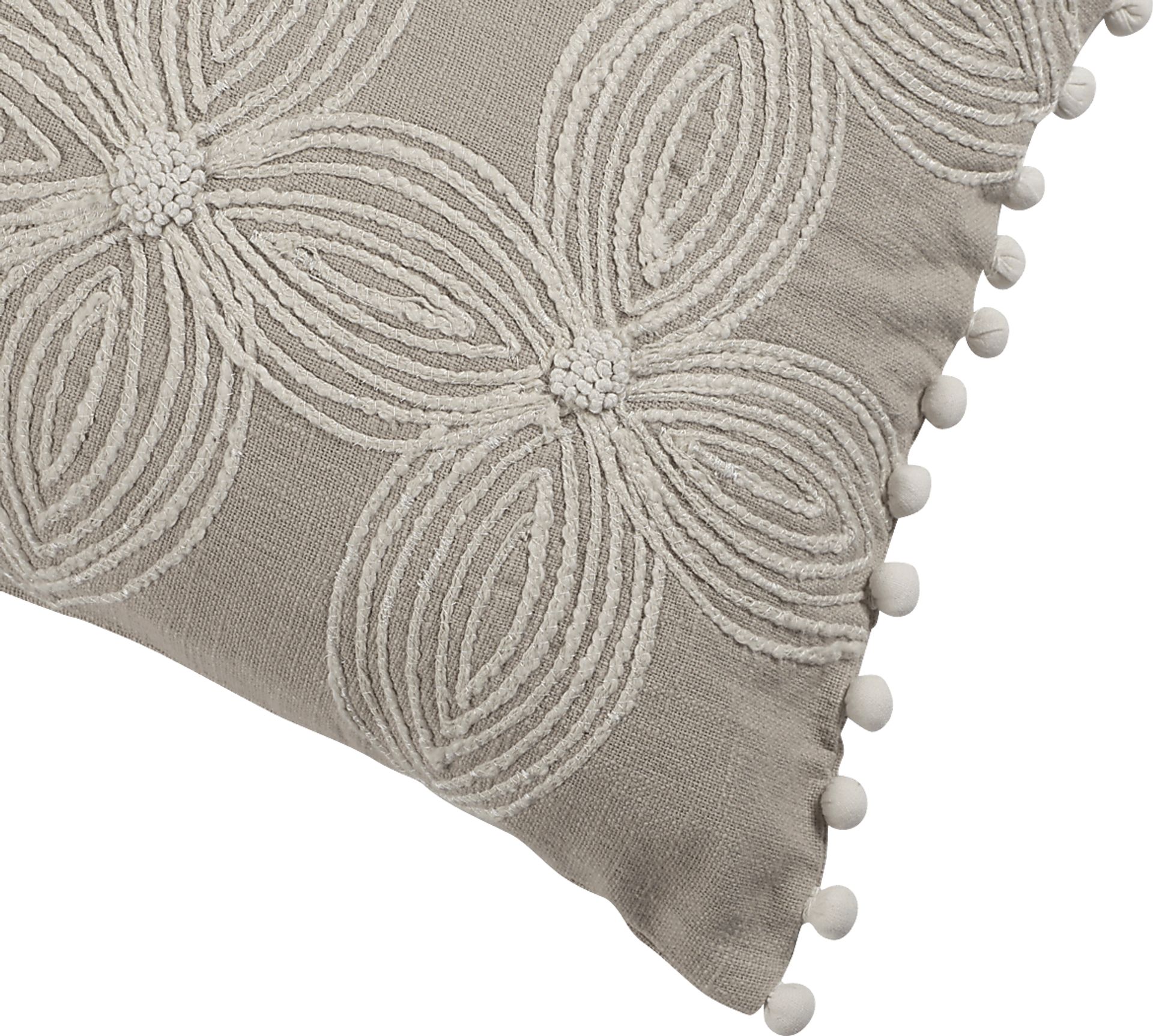 Bloomdes Beige Lumbar Pillow - Image 4